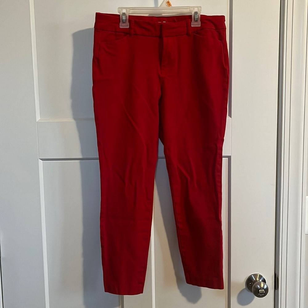 Red Old Navy Pixie Dress Pants: Size 8